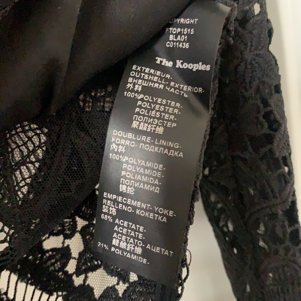 Kooples Botanique Lace Top View 6
